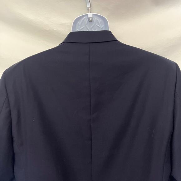 LAUREN RALPH LAUREN 100% Wool Mens Blazers Size 42R Navy 2 Gold Buttons Notch - Picture 7 of 15